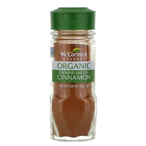 McCormick Gourmet Organic Ground Saigon Cinnamon 1 25 Oz 35 G