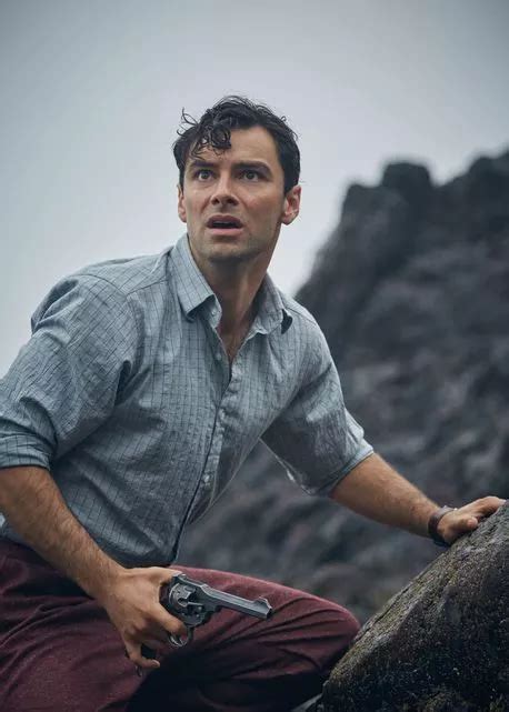 Aidan Turner Goes Nearly Naked In Steamy Towel Scenes For And Then