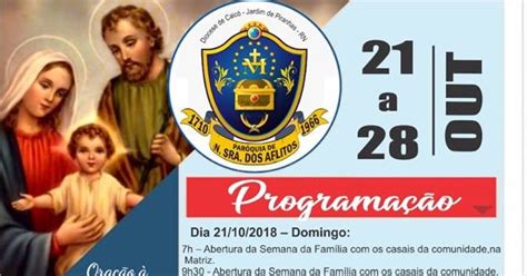 Blog da Paróquia de Nossa Senhora dos Aflitos CONVITE