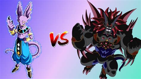 Beerus Vs Omega Shenron Power Levels Youtube