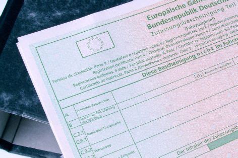 F Hrerschein Fahrzeugschein Oder Fahrzeugbrief Verloren