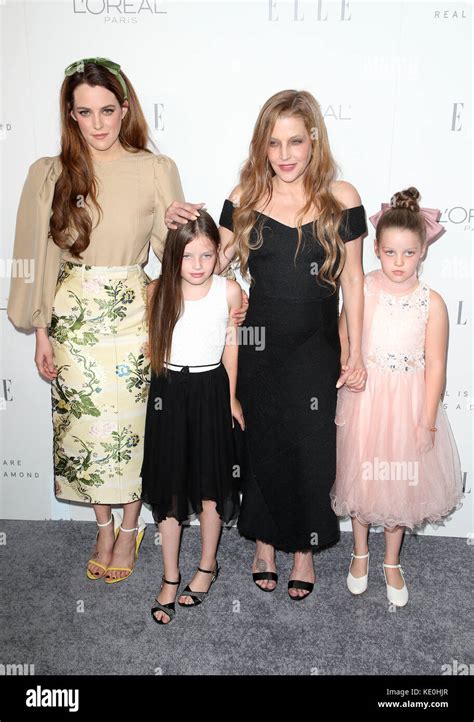 Beverly Hills Ca October 16 Riley Keough Lisa Marie Presley