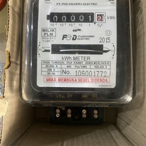 Jual Kwh Meter Analog Phase A Fuji Dharma Standard Pln Class