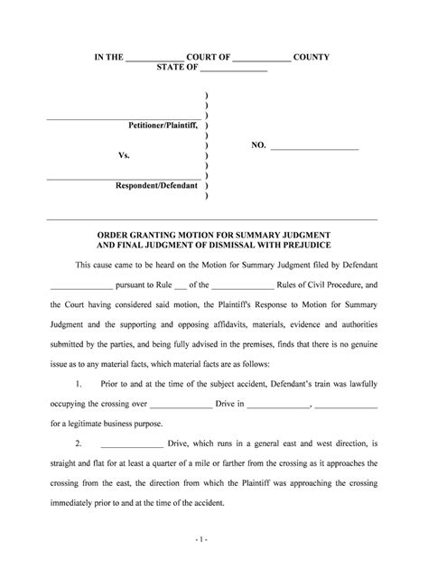 Judgment Entry Granting Motion To Dismiss Probate Concealment Fill