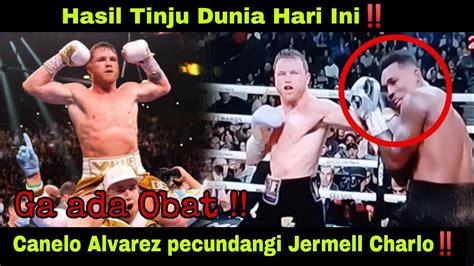 Hasil Tinju Dunia Hari Inicanelo Alvarez Pecundangi Jermell Charlo