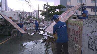 NE2 Prefeitura Retira Outdoors Na Zona Sul Do Recife Globoplay