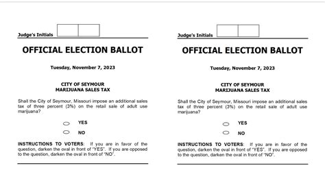 Sample Ballots Check Out Whats On The Ballot In November 2023 In Missouri