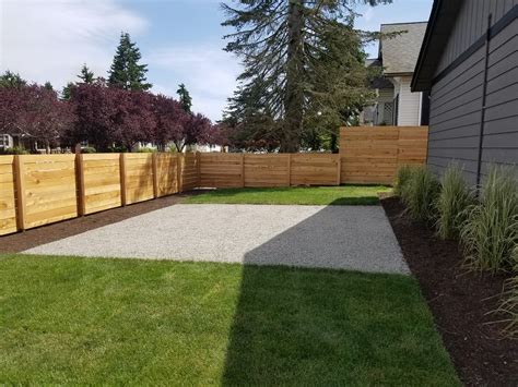 Everett Horizontal Cedar Fence By Sublime Garden Design Sublime Garden Design Landscape