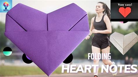 Origami Heart Folding Craft Your Love Origami Heart Envelope Youtube