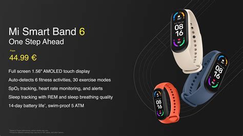 Xiaomi Mi Smart Band 6 vs Mi Smart Band 5 full specs comparison: Blood ...