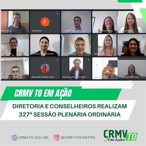 Diretoria e Conselheiros realizam 327ª Sessão Plenária CRMV TO