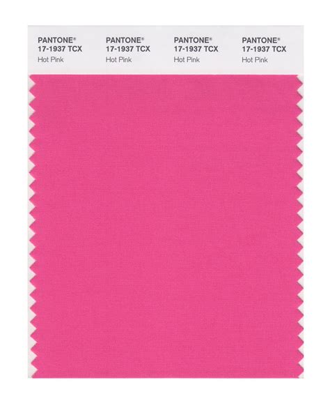 Pantone Smart Color Swatch Card 17 1937 Tcx Hot Pink Columbia Omni Studio