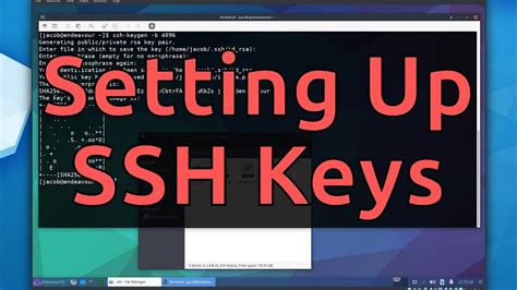 Setting Up Ssh Keys Youtube