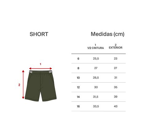 Guia De Tallas Short Ecoalf