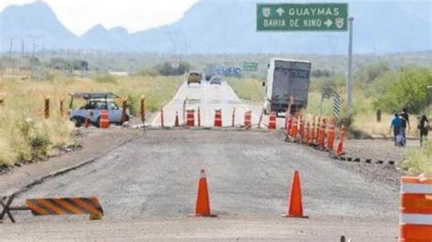 Refuerzan Se Alamientos De Tramos Carreteros En Reparaci N En Sonora