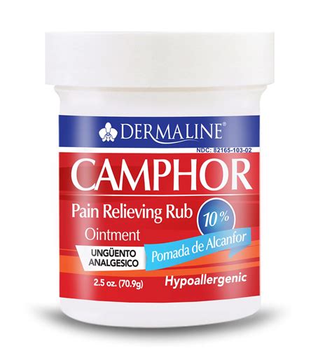 Buy Dermaline Camphor Ointment Musclejoint And Stiffness Pain