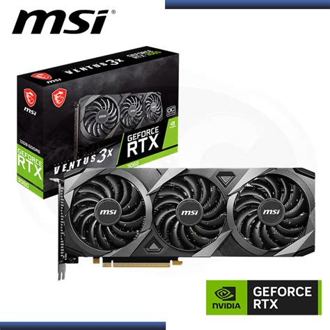 Msi Geforce Rtx 3060 12gb Gddr6 192bits Oc Ventus 3x Pn 912 V397 051 Ubicaciondepersonas