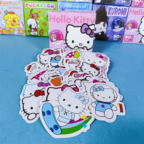 Jual Stiker Nono Momo Cici Nono Sanrio Kuromi Cinnamorol Pompurin