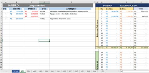 Planilha De Fluxo De Caixa Tudo Excel Nbkomputer