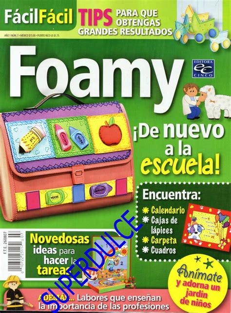 Revistas De Manualidades Gratis Proyectos Escolares En Foamy