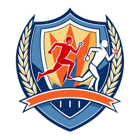 Sport Athletics Icon Logo Premium Ai Generated Vector