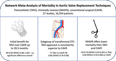 Network Meta Analysis Comparing Transcatheter Minimally Invasive And