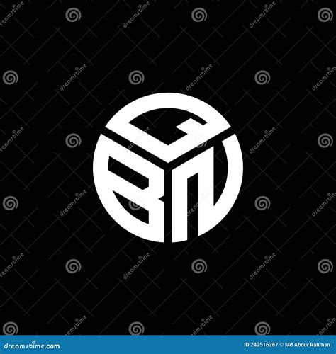 Qbn Letter Logo Design On Black Background Qbn Creative Initials