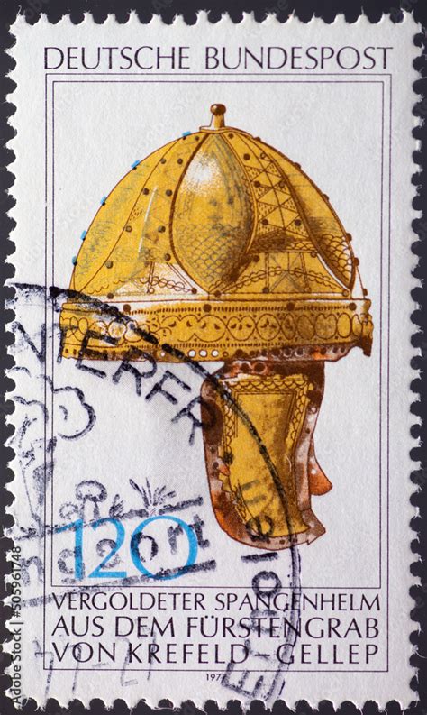 GERMANY CIRCA 1977 A Postage Stamp From GERMANY Showing The Gilded