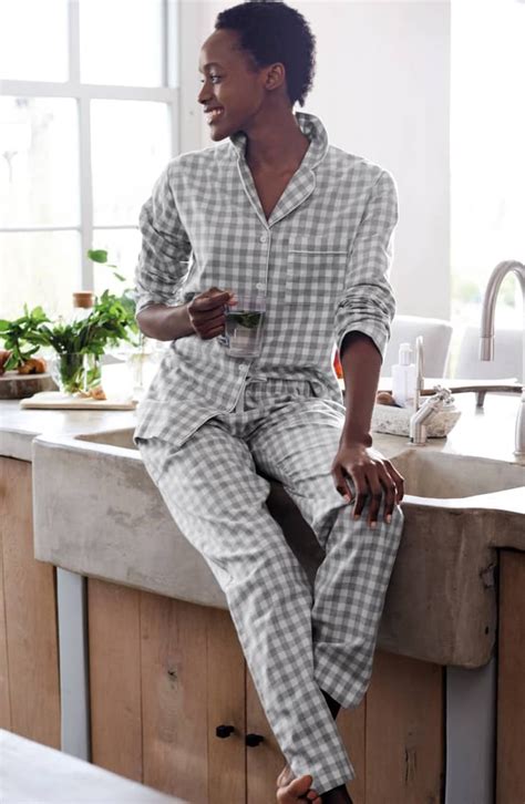 The White Company Gingham Check Pajamas Stylish Pajama Sets