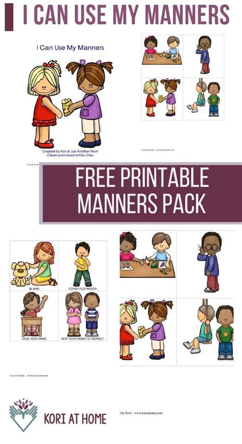 Good Manners Activity Sheets