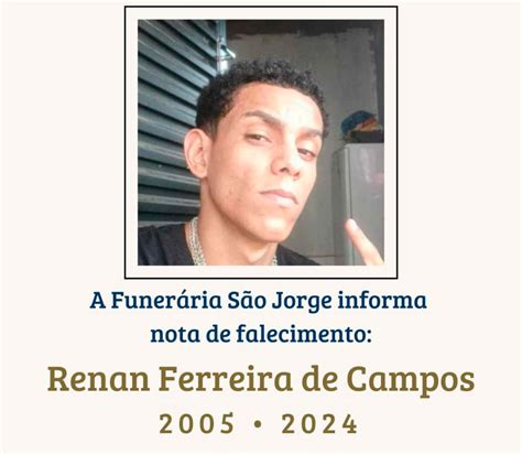 Sorriso Jovem Que Morreu Ap S Ser Baleado Na Rua Tangar Velado Na