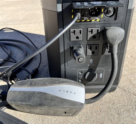 How To Charge Your Tesla With The Ecoflow Portable Generator Oneradwheel