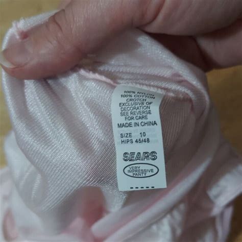 VINTAGE NEW SEARS VERY IMPRESSIVE PANTIES PINK HIGH Gem