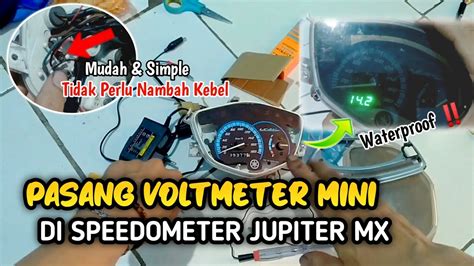 Cara Pasang Voltmeter Di Jupiter Mx Tahan Lama Mudah Dan Simple