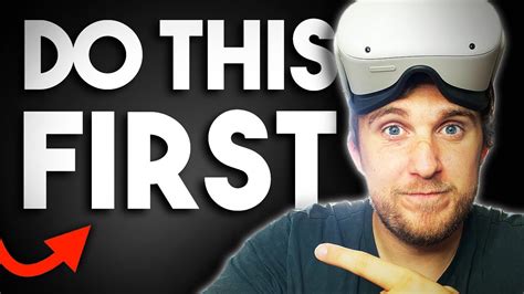 The First Things You Must Do With Your Meta Oculus Quest Youtube