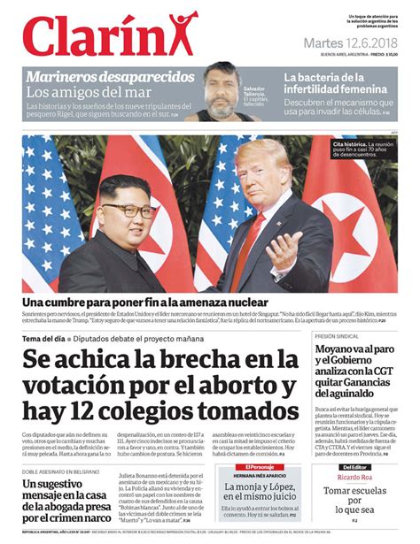 Clarín Martes 12 De Junio De 2018 Infobae