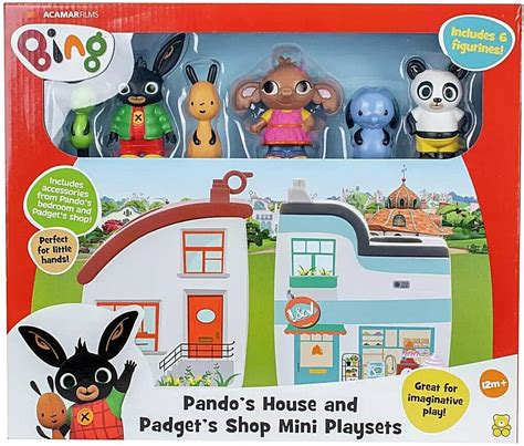 Bing Mini House Playset Con Diverse Figure Della Famosa Serie Per