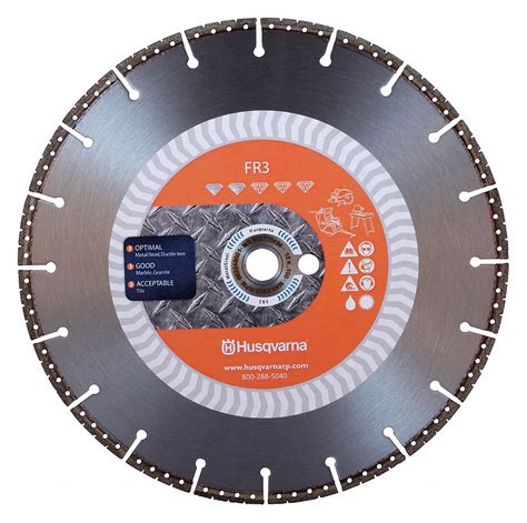 HUSQVARNA Power Cutters Diamond Saw Blade Concrete Iron Metal