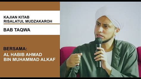 LIVE Kajian Kitab Risalatul Mudzakaroh Bersama Al Habib Ahmad Alkaf