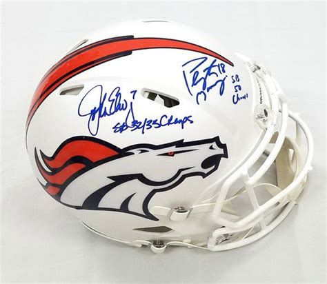 Peyton Manning Autographed Football Memorabilia NFL Merchandise