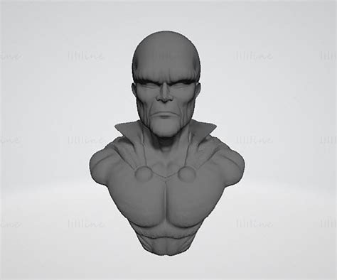 Martian Manhunter Busto Modelo De Impresi N D Stl