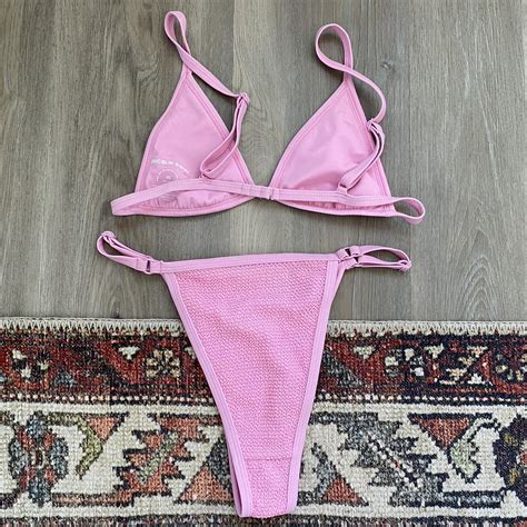 Pink Pacsun Bikini Xs Top And Bottom Adjustable Depop