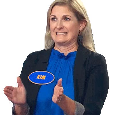 Clapping Kim Sticker - Clapping Kim Family feud canada - Discover ...