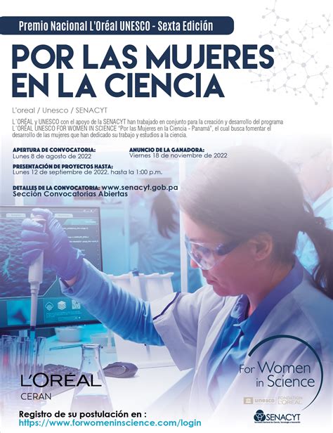 Premio Nacional LOréal UNESCO Por las Mujeres en la Ciencia 2022