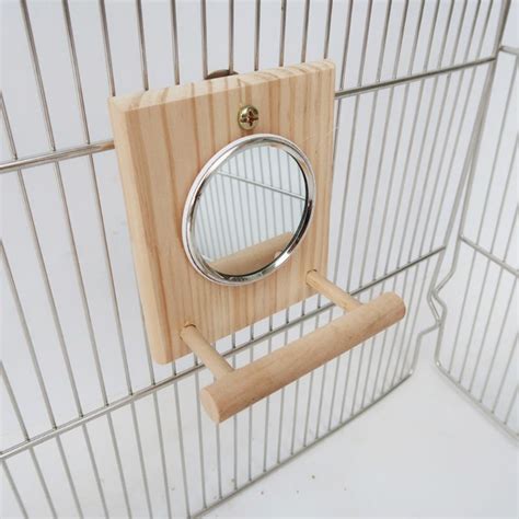 Parrot For Cage Bird Perch Natural Wood Stand EBay