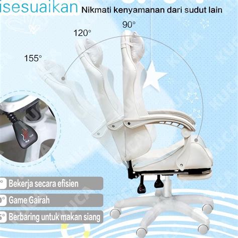 Jual Sale Terbatas KUCA Cinnamoroll Kursi Gaming Kustom Asli Terbatas