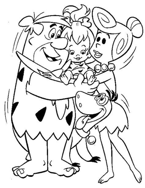 Dibujos De Flintstones 29575 Dibujos Animados Para Colorear Y Pintar