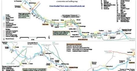 Thames And Severn Canal Map