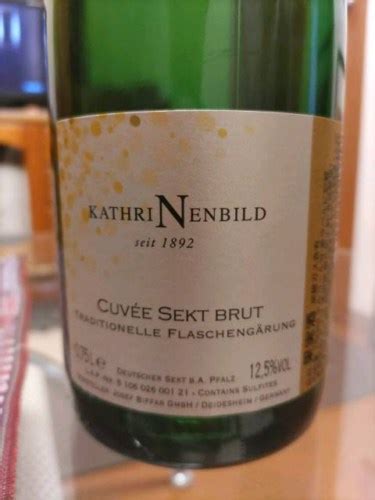 Josef Biffar Kathri Nenbild Cuvée Sekt Brut Vivino 日本