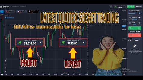 LATEST QUOTEX SECRET TRADING 99 99 Impossible To Lose YouTube